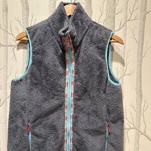 Orvis Grey Fleece Vest Size Medium